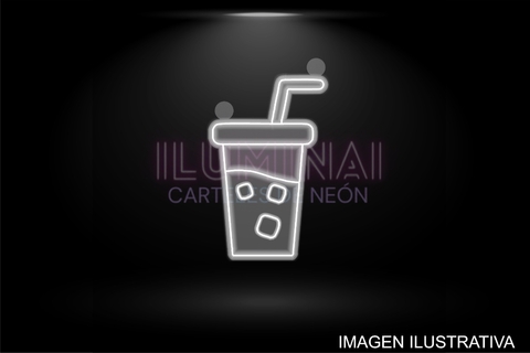 Cartel de neon refresco - comprar online