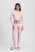 Pijama Manga Longa Feminino Com Estampa De Cachorros - loja online