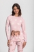 Pijama Manga Longa Feminino Com Estampa De Cachorros - Aline Moraes Lingerie