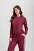 Pijama Manga Longa Adulto Feminino Liso Com Detalhe Lateral