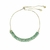 Pulseira Gravatinha Baguete Verde - comprar online
