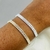 Pulseira Gravatinha Baguete Cristal na internet