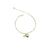 Pulseira Coração E Pérola Pendurado - comprar online