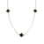 Choker Trevo Preto/Cristal - comprar online