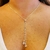 Colar Gravatinha Gota Cristal - loja online