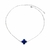 Choker Trevo Azul na internet
