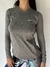 REMERA COTTON CREW GRIS JASPEADO - comprar online
