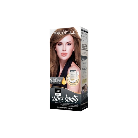 Coloraçao Probelle Super Bonita 7.0 Louro Medio