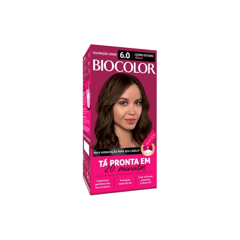 Coloraçao Biocolor Creme 6.0 Louro Escuro Classico