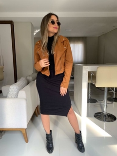 Jaqueta suede Iza