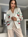 Casaco tricot cereja Giulia