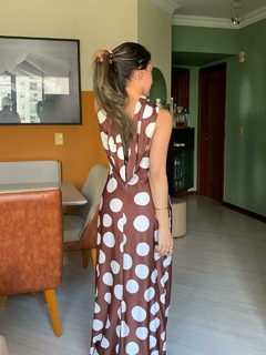 Vestido poá faixa Julieta - comprar online