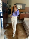 Calça reta alfaiataria Chiara