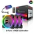 Kit Com 6 Coolers Gamer De Resfriamento ARGB 120MM