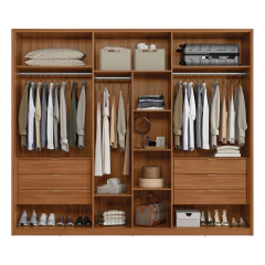 Guarda Roupa Roupeiro Atrice Ripado 6 Portas 6 Gavetas - Demartez Demobile na internet