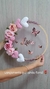 Guirlanda porta maternidade - Tema Floral