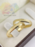 Aliança Ouro 18k Chanfrada Diamantada - comprar online