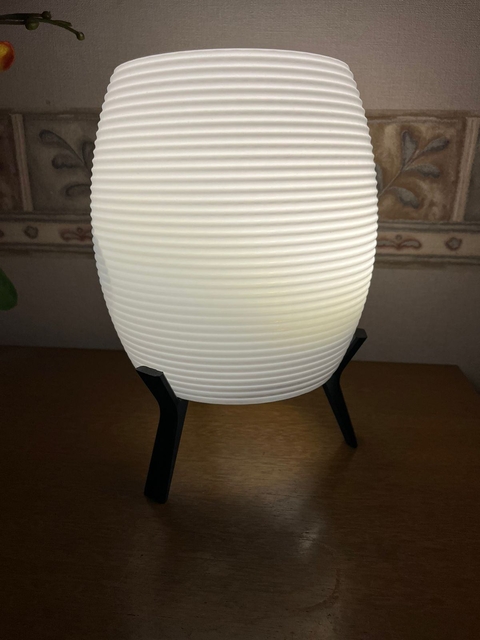 Lámpara Velador Moderno Diseño Anillos Panal Pooh