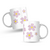 Caneca em Porcelana Flores Lilás 325ml na internet