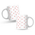 Caneca em Porcelana Corações 325ml na internet