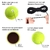 4 pieces bola de treinamento de tênis com corda instrutor de tênis bolas ferramenta auto prática equipamento para o exercício na internet