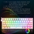 Imagem do REDRAGON Fizz K617 RGB Mini USB Teclado de Jogo Mecânico Interruptor Vermelho 61 Chaves Com Fio cabo destacável, portátil para viagens
