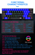 Redragon Dracônico K530 RGB Suporte a Bluetooth 5.0 USB Dual mode sem fio Teclado de Jogo Mecânico 61 Chaves Compute - loja online