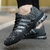 Sapatos masculinos almofada de ar tênis umedecimento casual correndo malha respirável primavera outono moda esporte sapato
