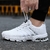 Sapatos masculinos almofada de ar tênis umedecimento casual correndo malha respirável primavera outono moda esporte sapato na internet