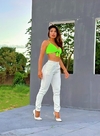 calça jeans canelada off