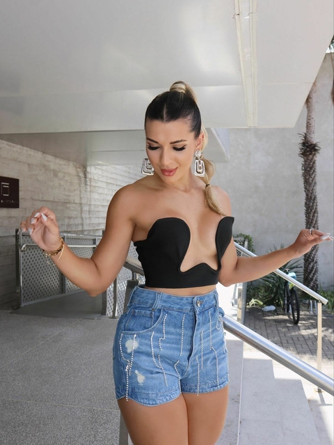 short jeans corrente