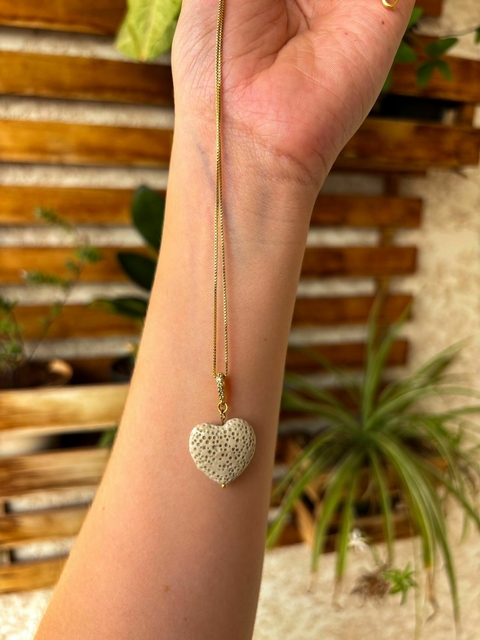 Colar Difusor Coração de Anjo