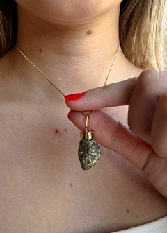 Pingente de Pirita - Ouro 18k na internet