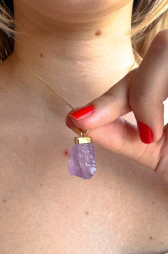 Pingente de Ametista - Ouro 18k na internet
