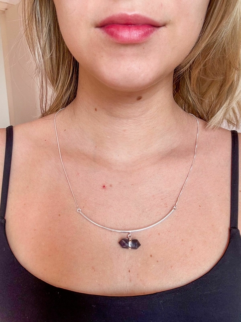 Colar Ametista Biterminada - comprar online