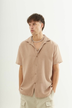 RO Camisa M/C Lino Bayahibe (CA0223) - tienda online