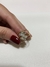 Anel com Strass Colorido banhado em ouro 18K na internet