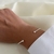 Bracelete com Microzircônias banhado a prata