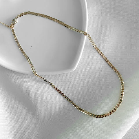 Choker em elos banhado em ouro 18k - comprar online