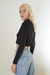 Cropped Agrata - Manga Longa (algodão egípcio) Preto - loja online