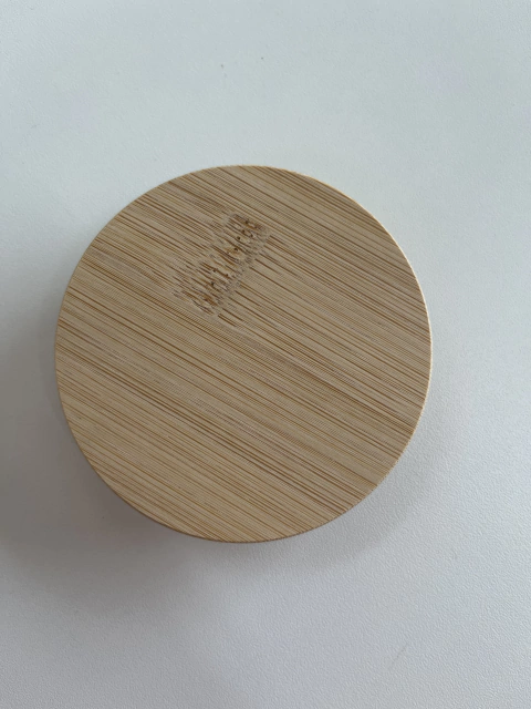 Tampa de Bambu para Caneca