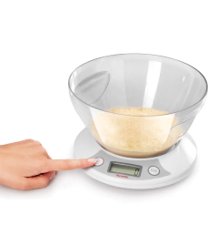 Báscula digital con bowl hasta 5 kg - Practikhogar