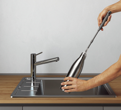 Cepillo 2 en 1 ajustable con cabeza de silicón suave - comprar en línea
