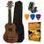 Ukelele Soprano Leonard Color + Acc.