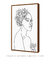 Silhueta Feminina Turbante de Flores - comprar online