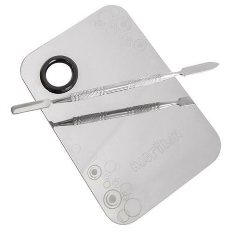 Placa e espátula para maquiagem Macrilan