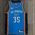 Jersey Oklahoma City Thunder 20/21 Icon Edition" - Jersey oficial do Oklahoma City Thunder - Edição Icon do Thunder para a temporada 20/21 - Camisa de basquete do Oklahoma City Thunder - Modelo exclusivo do Thunder para colecionadores - Design moderno e e