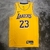 Jersey Los Angeles Lakers 22/23 Icon Edition - Camisa de basquete Los Angeles Lakers - Uniforme oficial Los Angeles Lakers - Time de basquete Los Angeles Lakers - Camiseta NBA Los Angeles Lakers - Versão Icon Edition Los Angeles Lakers - Jersey de alta qu