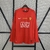 Camisa Manchester United 07/08 Home Retro Manga Longa Masculina - Vermelho na internet