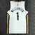 Camiseta comemorativa New Orleans Pelicans, 75 anos NBA, edição limitada, branco, colecionadores, fãs de basquete, presente perfeito, estilo e tradição, NBA Store, exclusivo, qualidade premium, conforto e estilo, homenagem aos Pelicans, celebre com a gent